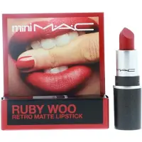 MAC Little Lipstick kleur Ruby Woo, Rood, Mini (MAcS7P004)