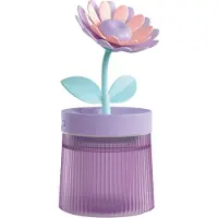 Exogio Bevochtiger Draagbare USB Aromatherapie Machine Mist Maker Bloemen Luchtbevochtiger Paars