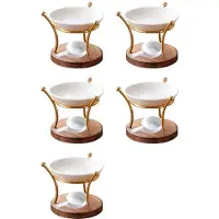 Semoic 5X Lampkachel Etherische Oliebrander Keramiek Diffuser Ijzer Decoratie Ovenhouder Kantoor Waxmelt Open Haard