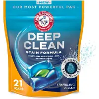 Arm & Hammer Diepe Reiniging Vlekkenformule, Wasmiddel Power Paks, 21 st.