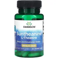Swanson Health - L-Theanine 200 mg, 60 vegetarische capsules