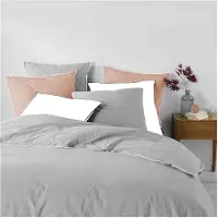 Douceur d'intérieur 3-delige Bedset "Linette" 240x220cm Grijs