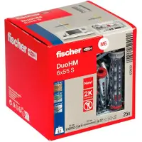 Fischer 572922 DuoHM 6x55 S PH PZ Hollewandplug 55 mm 25 stuk(s)