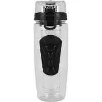 MaxPower 1000 ml/32 oz fruitinfusie-infuser water plastic sport detox gezondheid zwart