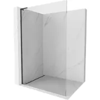 Mexen Kioto L Douchewand Walk-in 50 x 200 , transparant, zwart - 800-050-103-70-00