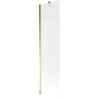 Mexen Next badwandwand 1-delig 50 x 150 , ijs, goud - 895-050-000-00-30-50