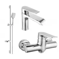 Mexen Pecos DS62 douche set, chroom - 72704DS62-00