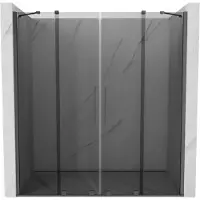 Mexen Velar Duo schuifdouchedeuren 200 , grafiet, gun metal - 871-200-000-42-95