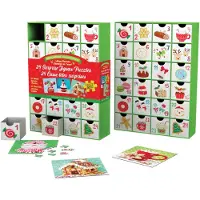 Sonstige Verlage Leuke kerst Adventskalender Puzzelset