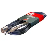 Stagg SAC3PXMDL 6mm Audio naar XLR Male 3 Pin Kabel - 3m