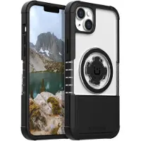 Rokform - iPhone 14 Plus Case Crystal Series Dual Magnetic Clear Apple Case iPhone Cover met RokLock Twist Lock Slim Drop Tested Armor Clear