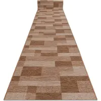 Rugsx Vloerbekleding met rubber bekleed ICONA beige 67cm 67x240 cm