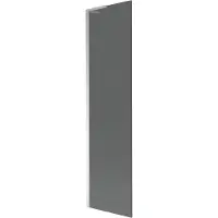 Mexen Next L badwand 1-delig 50 x 150 , grafiet, chroom - 895-050-000-03-40-01