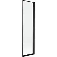 Mexen Mist badwand 1-delige rechts 50 x 150 , zwart frame, zwart - 8A9-050-001-70-70-P