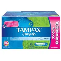 Tampax Tampon - - Compak - Super - 36 eenheden - Gemiddelde stroom