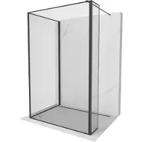 Mexen Kioto douchewand Walk-in 120 x 100 x 30 , zwart frame, zwart - 800-120-100-221-70-70-030