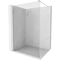 Mexen Kioto douchewand Walk-in 60 x 200 , transparant 8 mm, geborsteld nikkel - 800-060-101-97-00