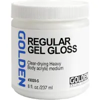 Artista Regular Gel Gloss van GOLDEN 8 fl.oz. Jar Professional Acrylic Gel Medium Transparant