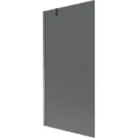 Mexen Next badwand 1-vleugelig 90 x 150 , grafiet, gunmetal - 895-090-000-00-40-95