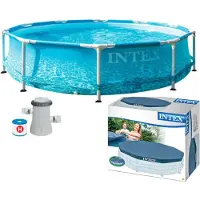 Intex zwembad met metalen frame 305 x 76 cm