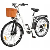 DYU Elektrische Fiets - - C6 - Wielen 26" - Motor 350W - Baterij 36V 12.5Ah - 7 versnellingen