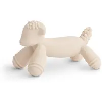 Mushie Siliconen Baby Bijtring Speelgoed | Lam Beeldje Bijtring