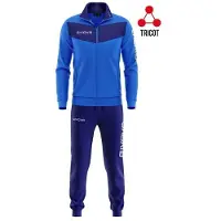 Givova Trainingspak - - Visa - Man - Blauw - Lange mouwen - TRICOT 220g/m² ademend