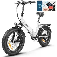 Samebike Elektrische Fiets - - LOTDM200-II-FT-WH - 48V 13Ah - Actieradius 60-120 km - Vouwbaar