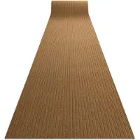 Rugsx Ruitenwisser anti slip per strekkende meter CEYLON extern, intern, op een rubber - kokosnoot bruin 0226 200cm 200x160 cm