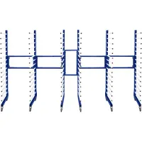 Monster Racking Combi sproeidroogrek trolley x 3 &amp; verbindingsset Mobiele droogopslag