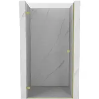 Mexen Lunar-B draaideur links 90 , transparant, goud geborsteld - 832-090-000-55-00-L