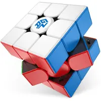 Gan 11 M Pro, 3x3 Magnetische Speed Cube, Stickerloze Toverpuzzel Cube Matte Oppervlak (Zwarte Binnenkant)