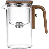 Melitt 600ml Theepot Waterafscheiding Glazen met Infuser Zeef