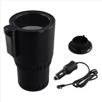 Jojomino 12V Auto 2 in 1 Verwarming Koeling Bekerwarmer Koeler Slimme Houder Digitaal Display Temperatuur Drankhouders Zwart
