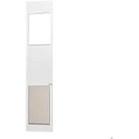 DUOKU Hondendeur - - CWM03-XL - Gelaagd Glas - Aluminium - In hoogte verstelbaar