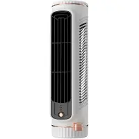 Semoic Bladeloze Torenventilator Desktop-Luchtkoeler, Draagbare Stille Kantoorventilator, Binnenkantoor en Thuisgebruik, Wit
