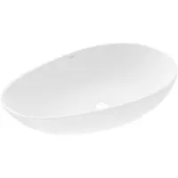 Mexen Nora opbouw wasbak van conglomeraten 60 x 36 cm, wit - 23056001