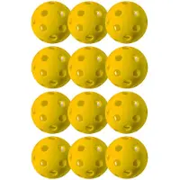 Franklin Sports X-26 Indoor Pickleballs - Indoor Court Pickleball Balls - USA Pickleball (USAPA) Goedgekeurde Toernooi Pickleballs - 12 stuks Inside P