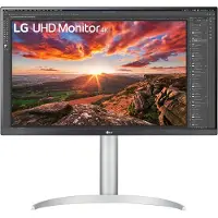 LG 27UP650-W Monitor 27" UHD (3840 x 2160) IPS Display, VESA DisplayHDR 400, DCI-P3 95% Color Gamut, 3-Side Virtually Borderless Display, ...