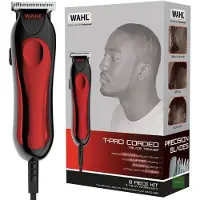 Wahl T-Pro Tondeuse-set met snoer voor mannen Tondeuse met T-blad en 3 opzetkammen