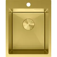 Mexen Solix roestvrijstalen spoelbak met 1 bak 400 x 500 , goud - 6406401000-55