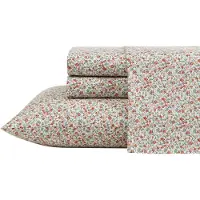 Laura Ashley King Laken Katoen Percale Beddengoedset Crisp Cool Home Decor Emogene Burnt Orange King