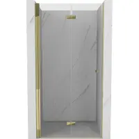 Mexen Mist-F vouwdeur voor douche links 110 , transparant, goud - 8A6-110-000-50-00-L