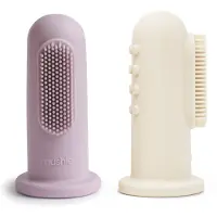 Mushie - Tandenborstel Baby - Soft Lilac Ivory