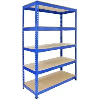 Monster Racking Monster rekken 5 rekken Bays 120cm Workshop planken opslag garage rekken eenheid staal 5 Tier