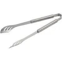 Le Creuset BBQ Outdoor Collection 41214000010000 Stainless Steel Tongs, barbecuetang