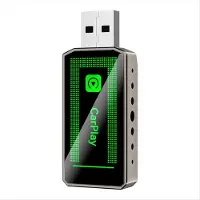 Melitt 2-in-1 draadloze CarPlay-adapter Smart & voor Android Auto USB