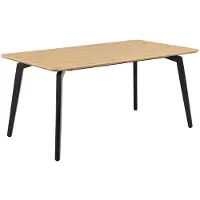 Ebuy24 Storm eetkamertafel 90x160cm natuur.