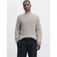 Jack & Jones Trui 'JORBLEECKER' zwart / wit gemêleerd