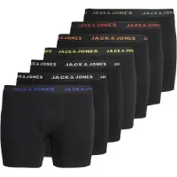 Jack & Jones JACK&JONES PLUS JACBASIC TRUNKS 7 PACK NOOS PLS Heren Onderbroek - Black Black - Black - Black - Black - Black - Black